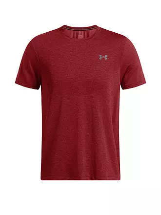 UNDER ARMOUR | Maglietta da fitness da uomo UA Seamless Stride | dunkelrot